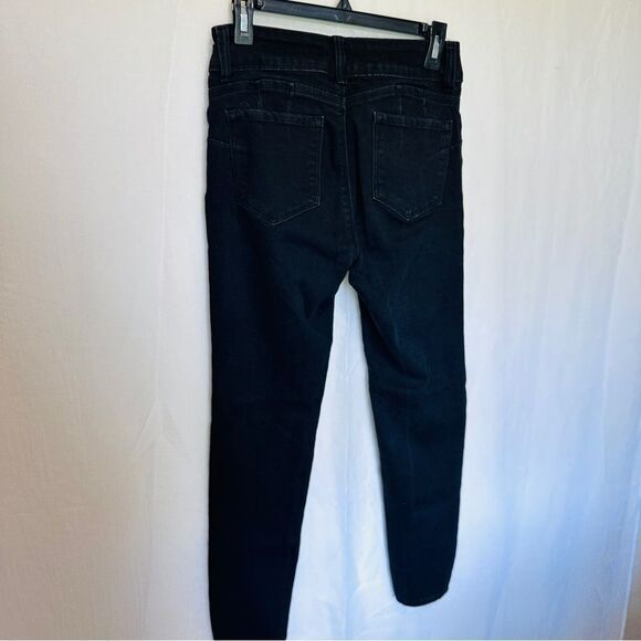 Blue Savvy Black Stretch Denim Capri Jeans Size 9/29 - Picture 9 of 9